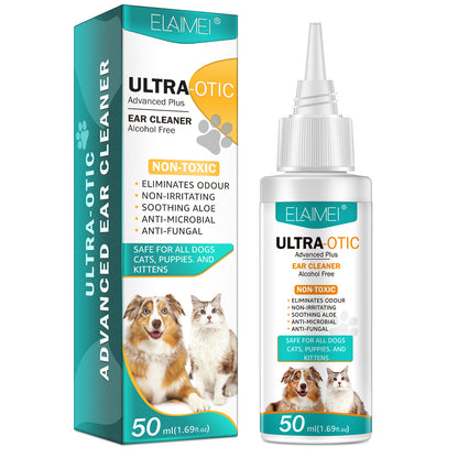 Pet Ear Cleaner — Gentle Formula for Cats & Dogs (50ml)
