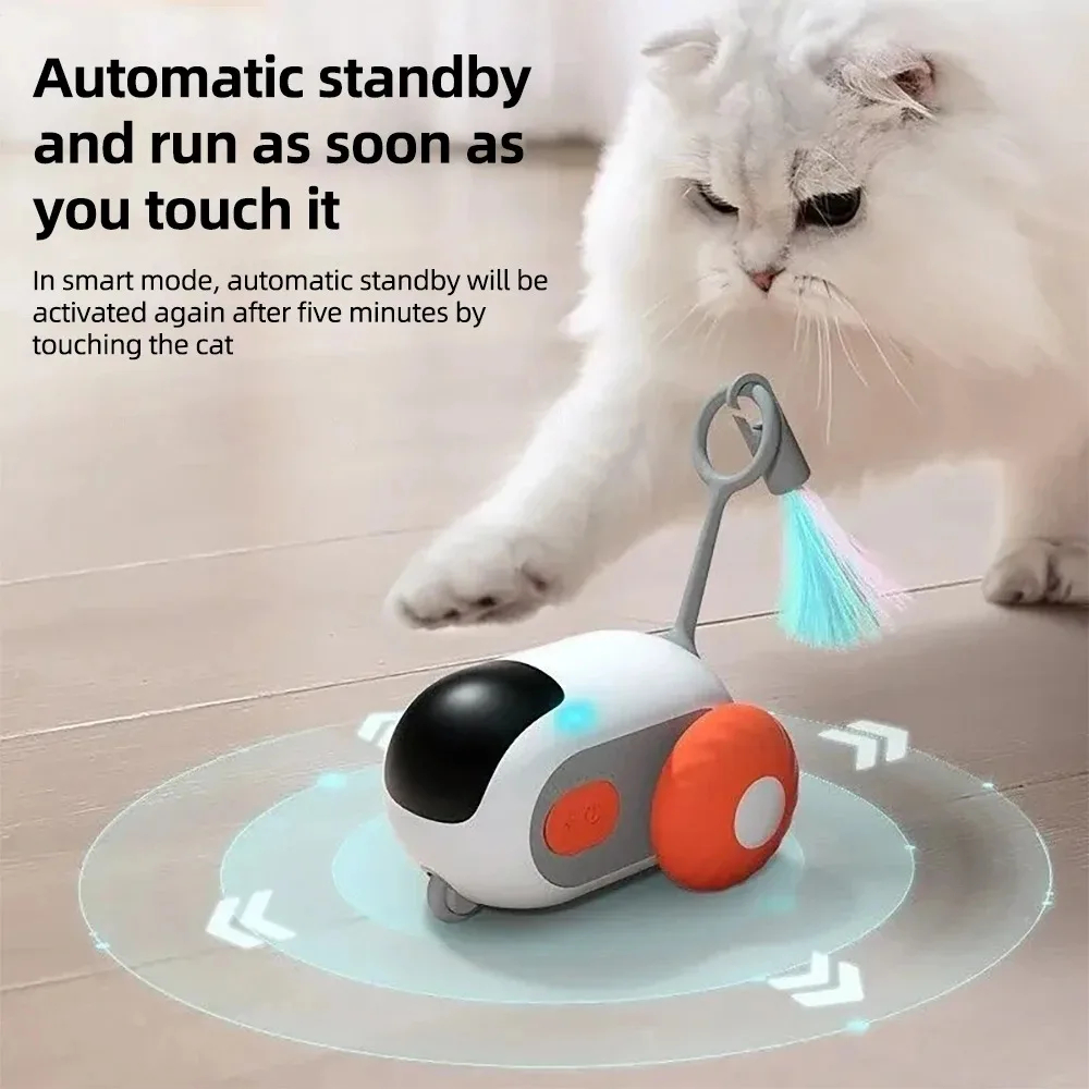 Smart Interactive Cat Toy — Auto & Remote Control