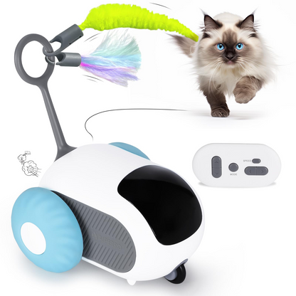 Smart Interactive Cat Toy — Auto & Remote Control