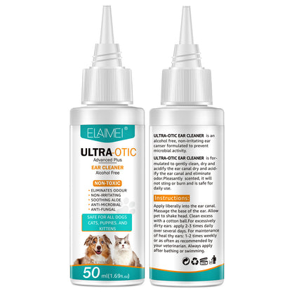 Pet Ear Cleaner — Gentle Formula for Cats & Dogs (50ml)