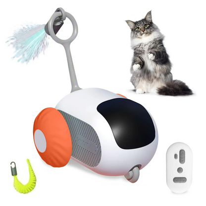 Smart Interactive Cat Toy — Auto & Remote Control