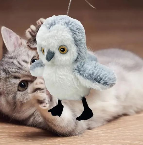 Flapping Bird Cat Toy — USB Rechargeable